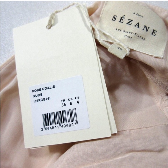 Sézane Sezane Odalie Dress Rosy Beige FR 36 / US 4 - Picture 6 of 10